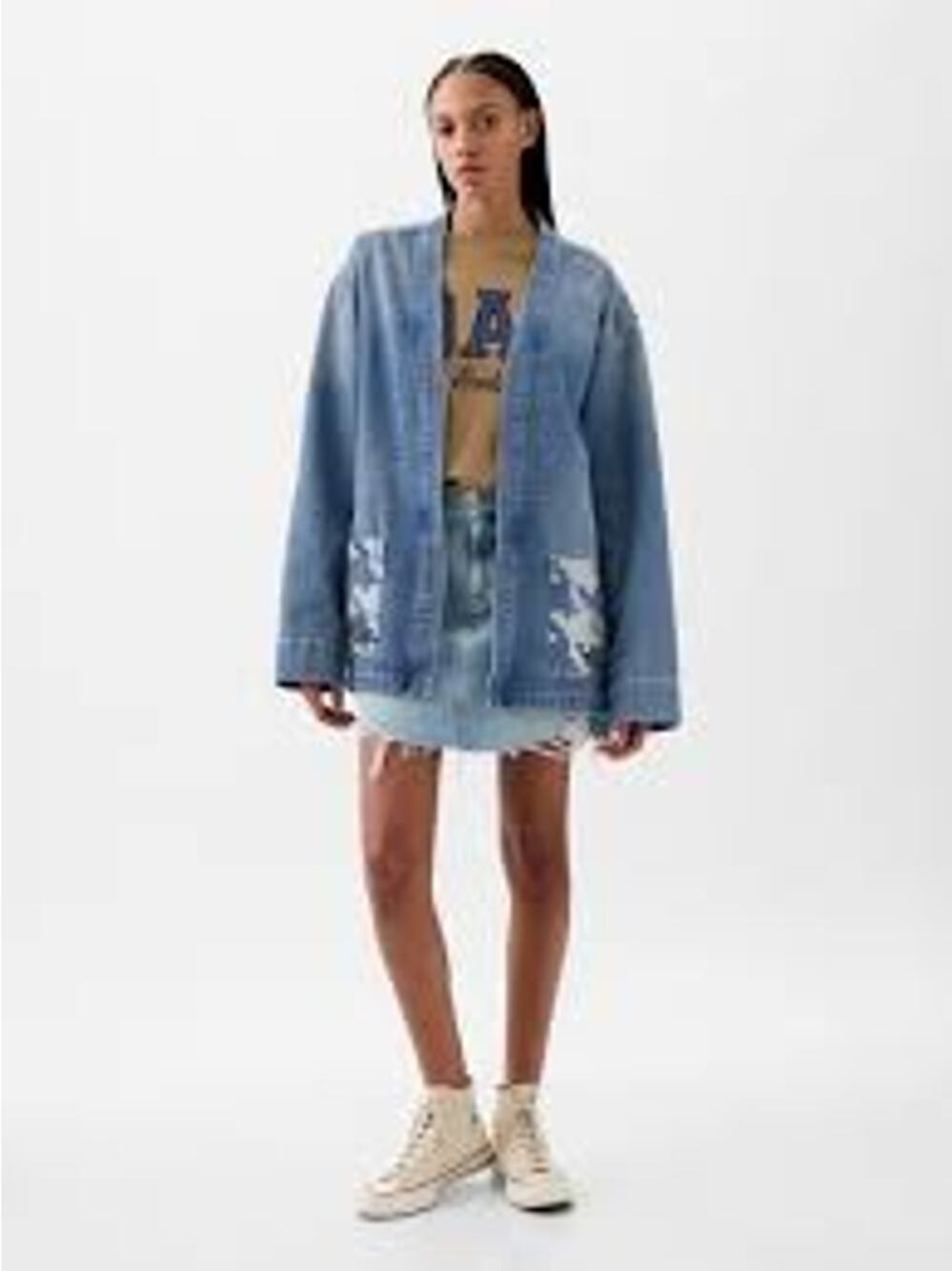 NWT GAP × DAP Organic Cotton Denim Wrap Jacket Size XS/S